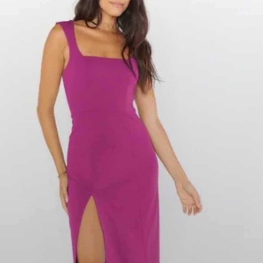 Show Me Your Mumu | Eden Midi Dress | Magenta | Size M